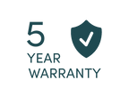 5 year warranty