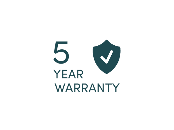5 year warranty