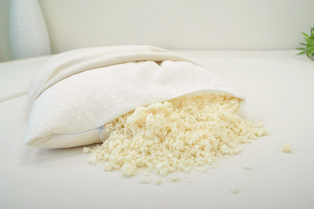natural shredded latex pillows