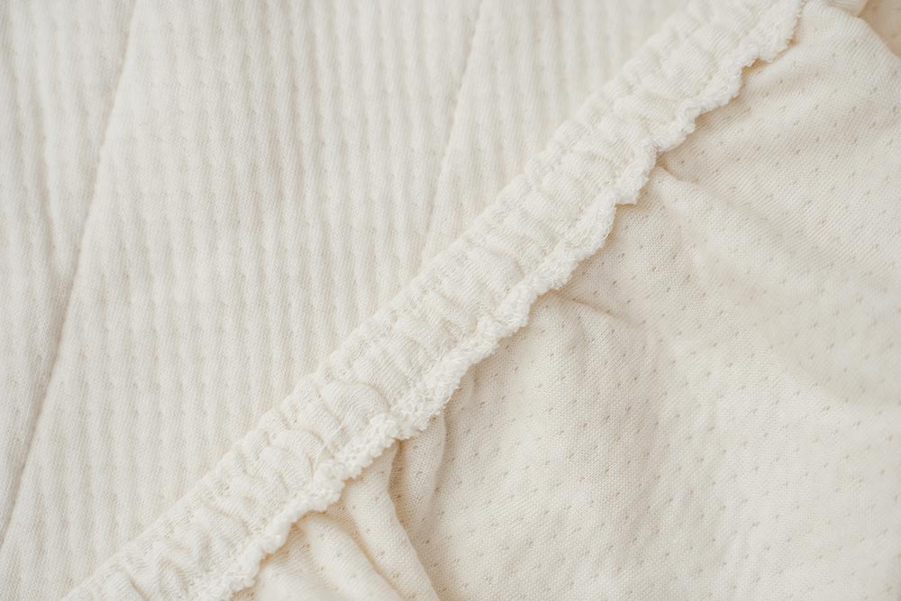 Peace Lily Mattress Protector detail